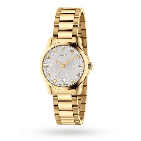 gold gucci ladies watch|ladies gucci watches prices.